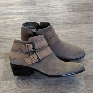 Sam Edelman Pippen Olive Green Ankle Buckle Bootie Size 8.5